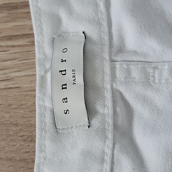 Sandro Paris High Waist Slim Fit Size 38 - Picture 9 of 16